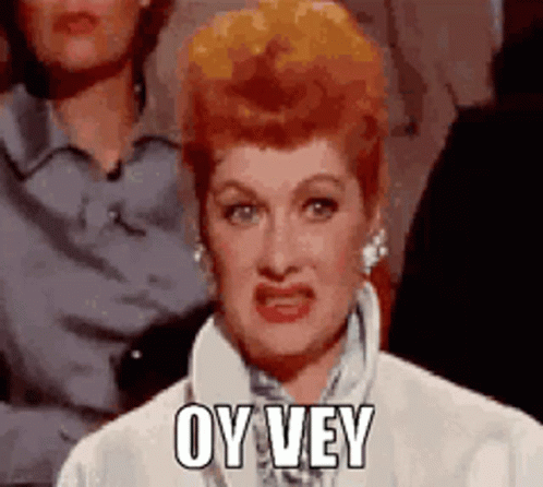 Oy Vey Lucille Ball GIF. This 498 x 446 animated GIF is part of our oy vey collection. Related themes include really, wtf. Created by sorandumb. View the…