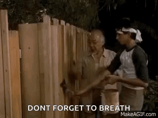 Paint The Fence Hands Up Hands Down GIF