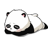Panda Sad Sticker