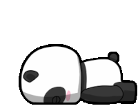Panda Slide Sticker