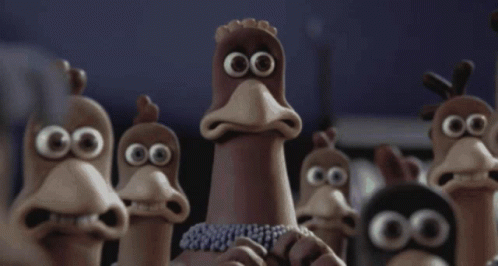 Panic Chicken Run GIF