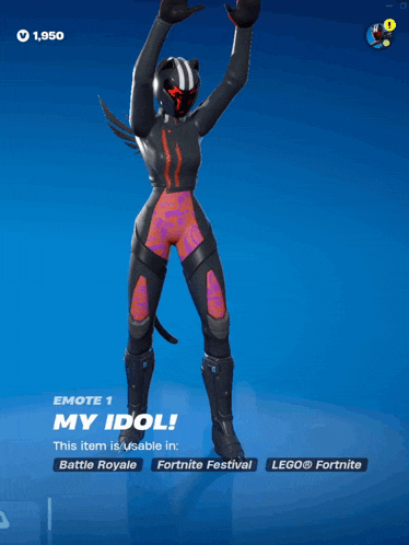 Panther Fortnite My Idol GIF