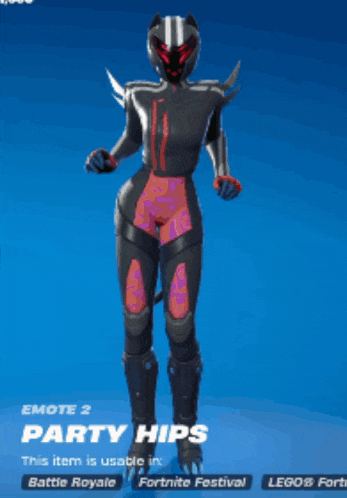 Panther Fortnite Party Hips GIF