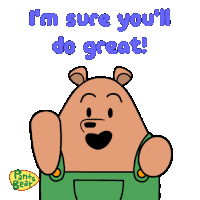 Pants Bear Cute Sticker