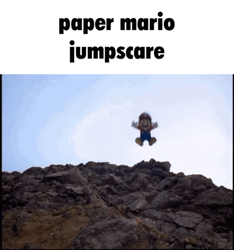 Paper Mario Super Mario GIF