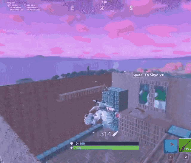 Parachute Landing GIF