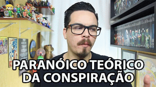 Paranoico Teorico Da Conspiracao Teoria Da Conspiracao GIF. This 498 x 280 animated GIF is part of our no digo que sea una conspiracion pero es una…