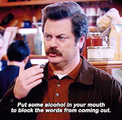 Parks And Rec Nick Offerman GIF. This 244 x 240 animated GIF is part of our ron swanson drunk collection. Related themes include ron swanson. View the…