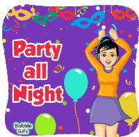 Party All Night New Year2020 Sticker