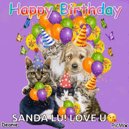 Party Animals Happy Birthday GIF
