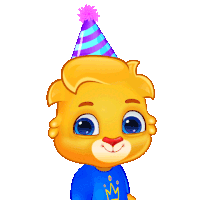 Party Cap Celebration Sticker