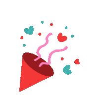 Party Horn Sticker