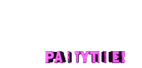 Party Time Party Sticker