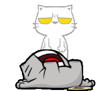 Passed Out Phone Sticker