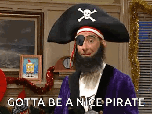 Patchy The Pirate Spongebob GIF