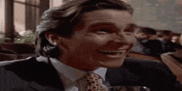 Patrick Bateman American Psycho GIF