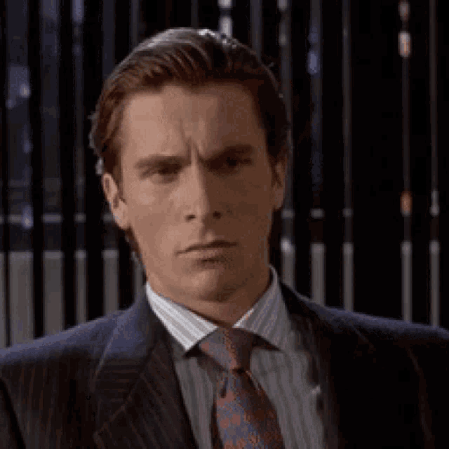 Patrick Bateman American Psycho GIF