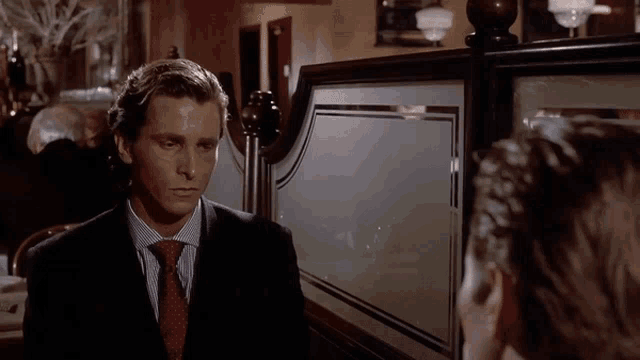 Patrick Bateman GIF