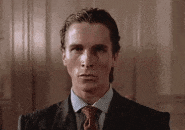 Patrick Bateman Patrick Bateman Staring GIF