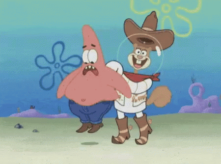 Patrick Jeans GIF. This 450 x 334 animated GIF is part of our tight pants collection. View the original animation, share it, or browse related GIFs.