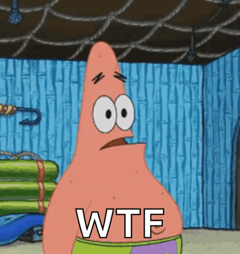 Patrick Star Mind Blown GIF