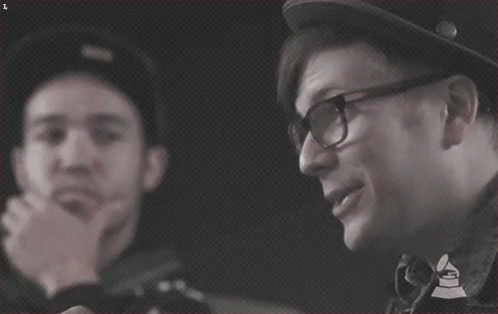 Patrick Stump Pete Wentz GIF. This 498 x 314 animated GIF is part of our lighten up francis collection. View the original animation, share it, or browse…