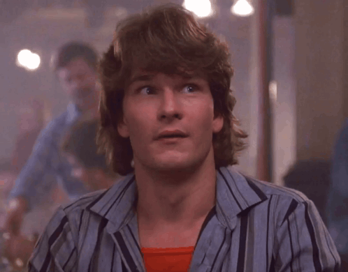 Patrick Swayze Chomp Chomp GIF