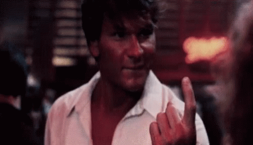 Patrick Swayze Come Here GIF