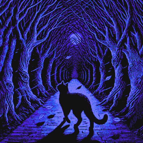 Patternbase Black Cat GIF. This 498 x 498 animated GIF is part of our geburtstag katzen collection. Related themes include cat, glitch, halloween. Created…