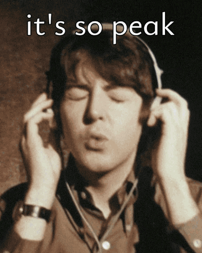 Paul Mccartney Its Peak Paul Mccartney Its So Peak GIF