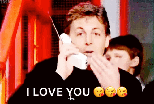 Paul Mccartney Kiss GIF