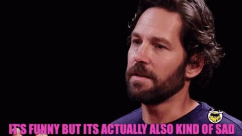 Paul Rudd Its Funny GIF. This 498 x 280 animated GIF is part of our funny sad collection. Created by AndrewWebster. View the original animation, share it…