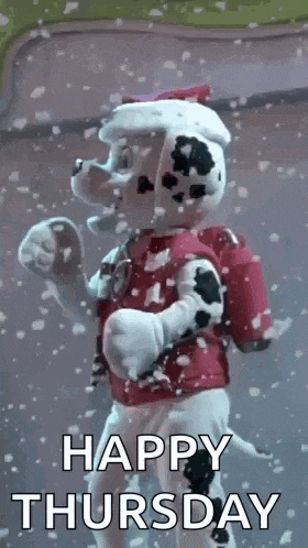 Paw Patrol Marshall Mascot Costume GIF