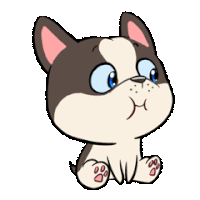 Pawsum Cute Sticker