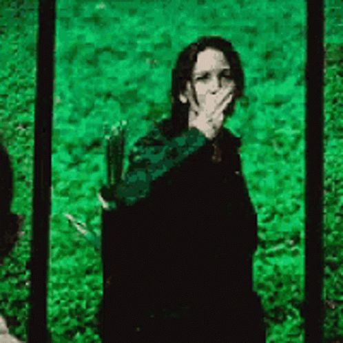 Peace Out Hunger Games GIF. This 498 x 498 animated GIF is part of our hunger games salute collection. Related themes include peace out. Created by…