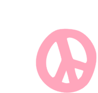 Peace Pink Sticker
