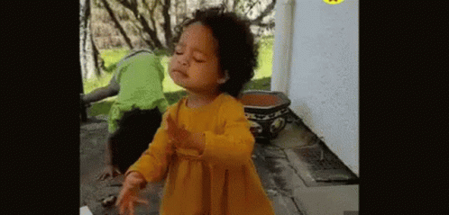 Peaceful Little Girl GIF