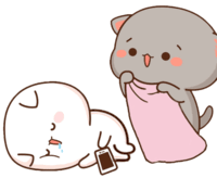 Peach And Goma Goma Sticker