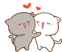 Peach Cat Goma Cat Sticker