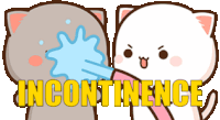 Peach Goma Sticker