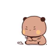 Peach Goma Sticker