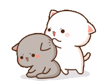 Peach Goma Sticker