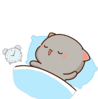 Peach Goma Sticker