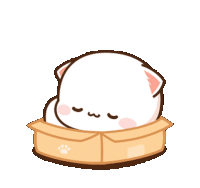 Peach Goma Sticker