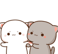 Peach Goma Sticker