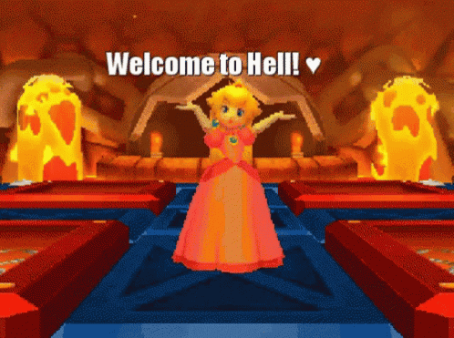 Peach Hell GIF