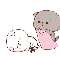 Peachcat Cats Sticker