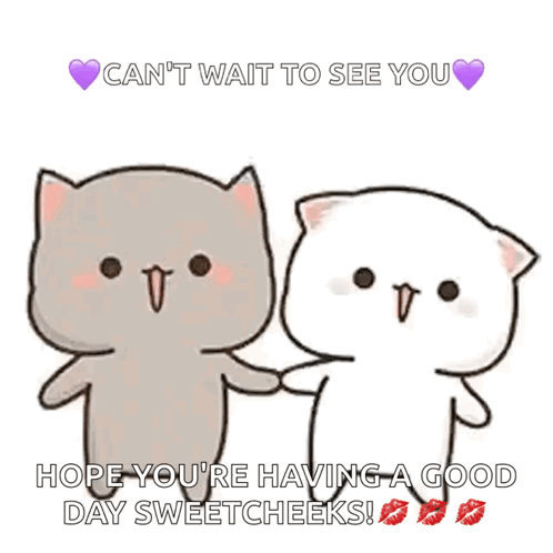 Peachcat Kiss GIF