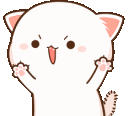 Peachy Rawr Sticker