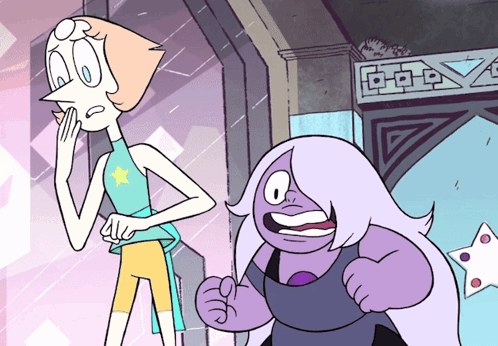 Pearl Steven Universe Amethyst Steven Universe GIF. This 498 x 346 animated GIF is part of our pearl steven universe collection. Related themes include a…